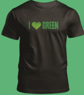 The green leaves T-shirt.