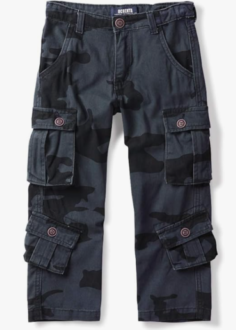 Kids Cotton Multi-Pocket Casual Trousers.