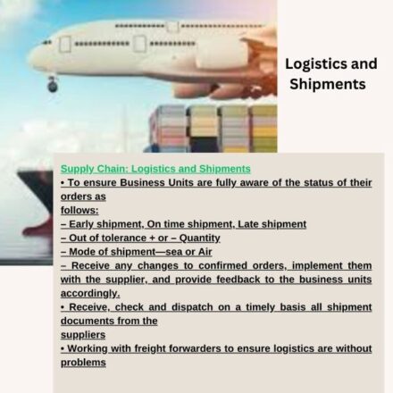 Logistics & Shipments.